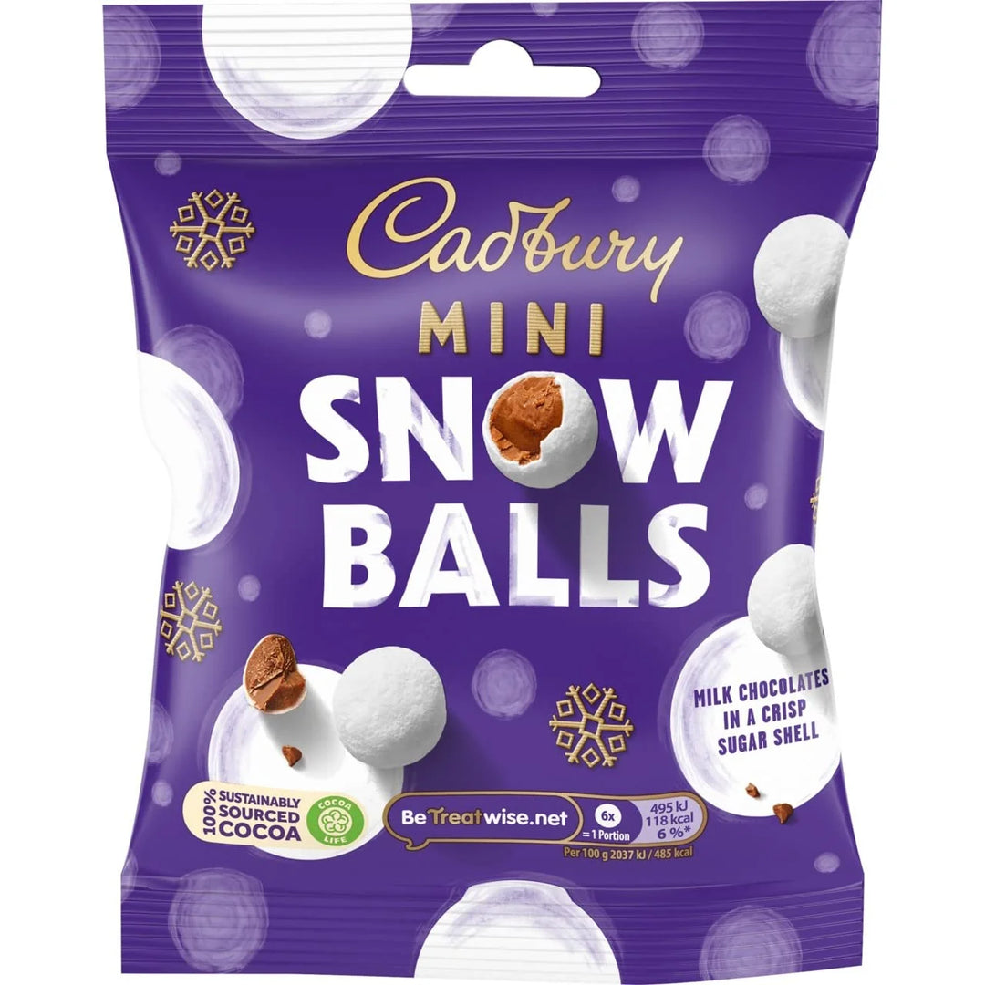 Cadbury Mini Snowballs 74g