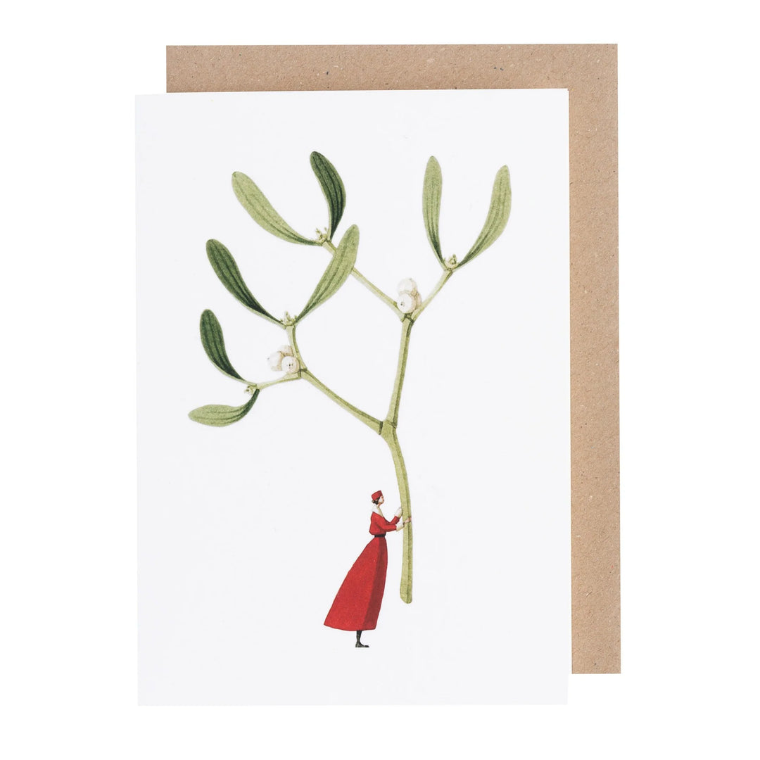 Mistletoe Greetings Card