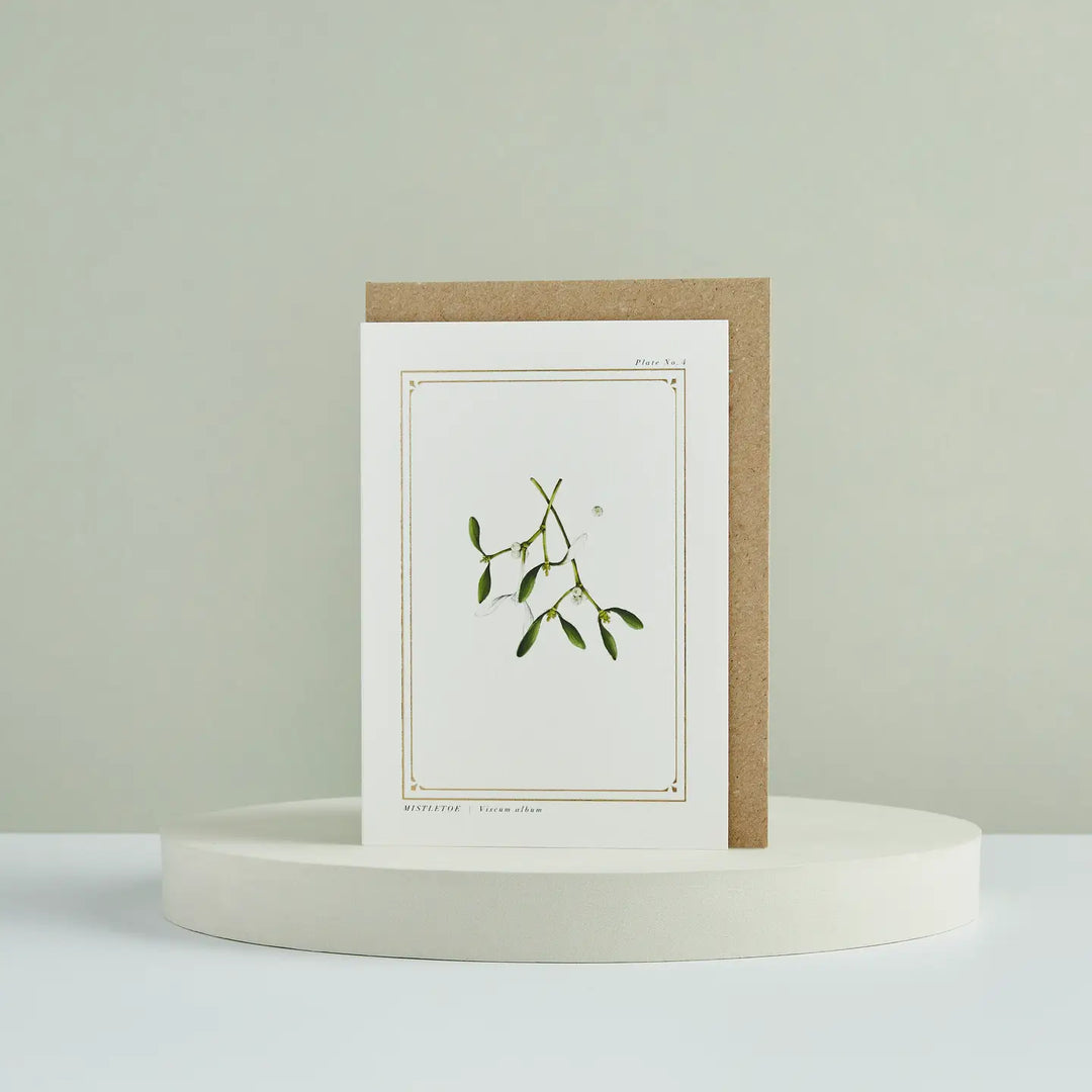 Mistletoe - 'Botanical Archive: Festive Edition' Greeting Card