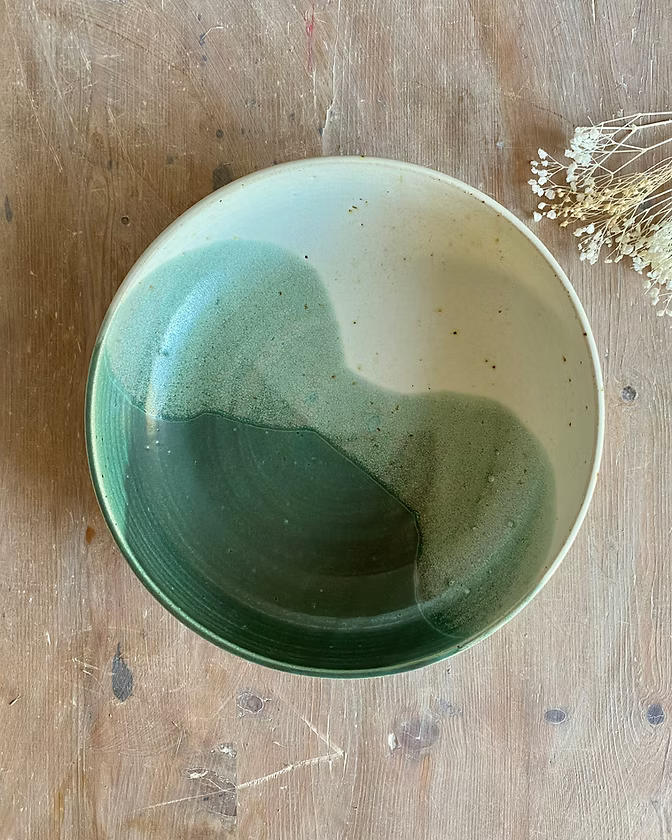 Misty Lagoon Serving Bowl