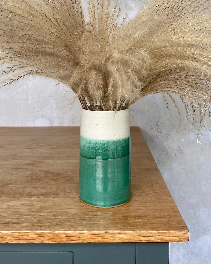 Misty Lagoon Tall Vase