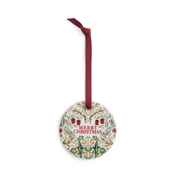 Morris & Co. Bluebell & Blackthorn Decorations Set of 2