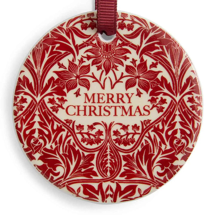 Morris & Co. Bluebell & Blackthorn Decorations Set of 2