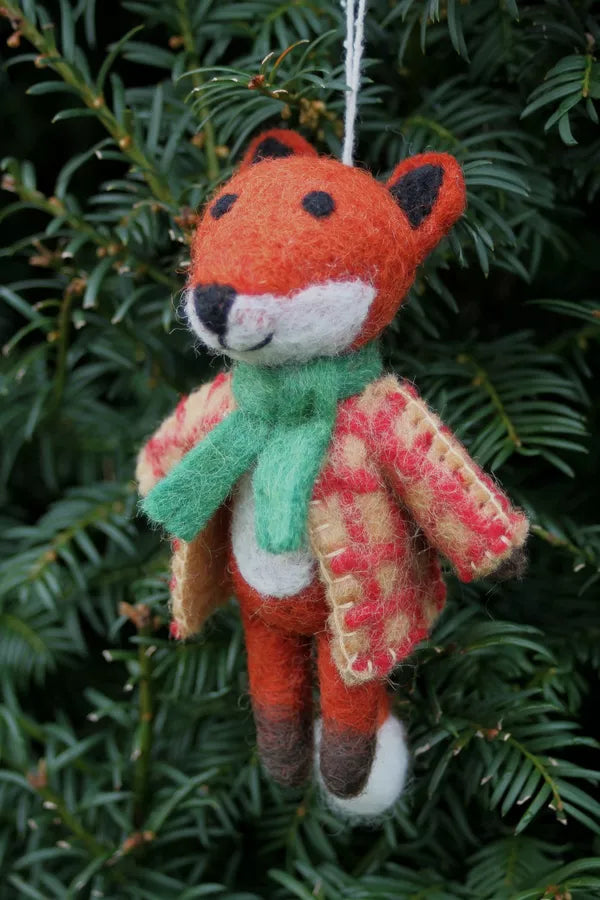 Mr Fox Felt Decoration
