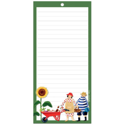 Summer Gardening Lined Magnetic Pad