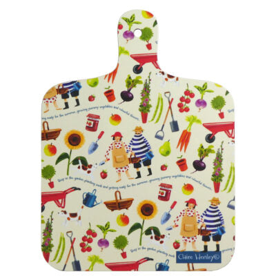 Summer Gardening Mini Chopping Board