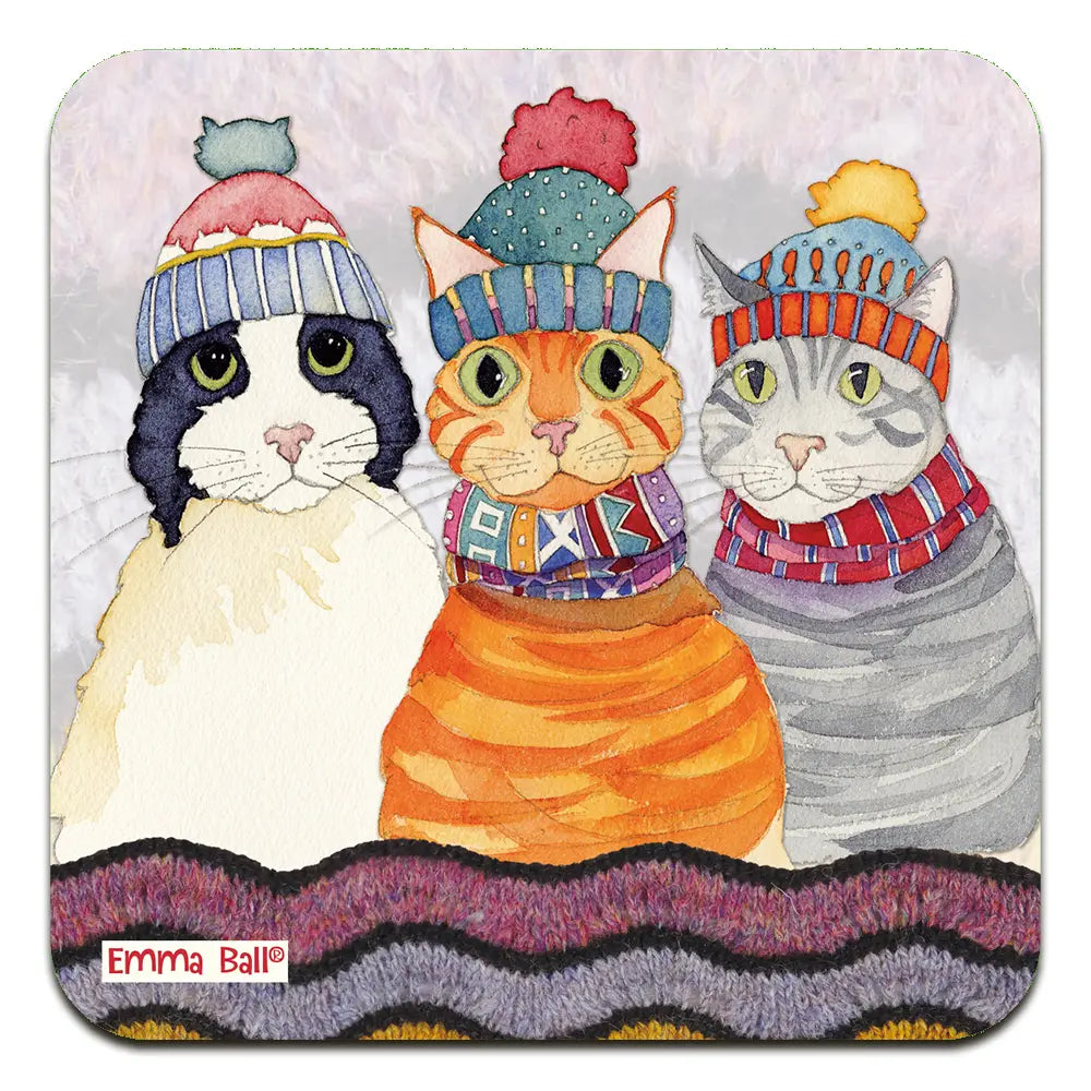 Happy Cats Coaster