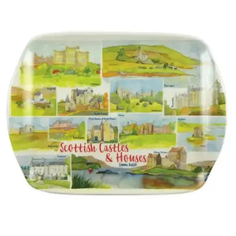 Scottish Castles & Houses Melamine Scatter Tray