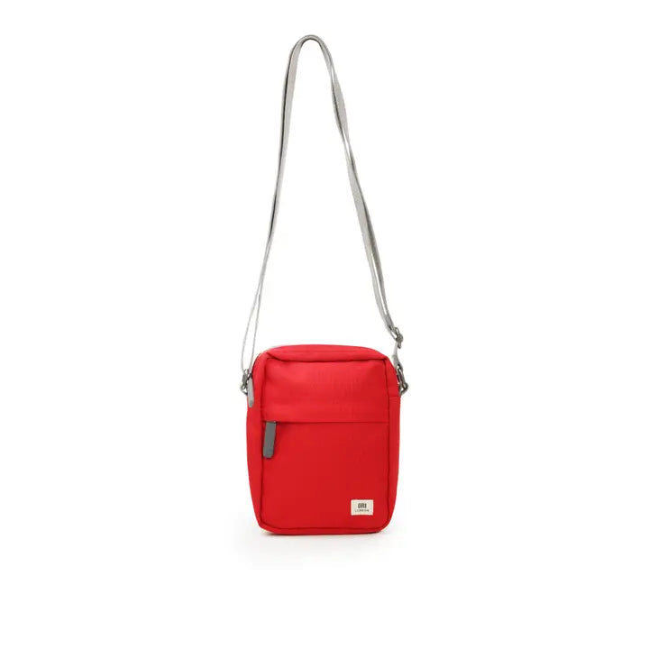 Bond Small Pocket Crossbody Bag in Mars Red Canvas