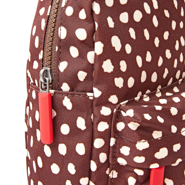 Willesdon Large Crossbody Bag in Brown Dot Canvas