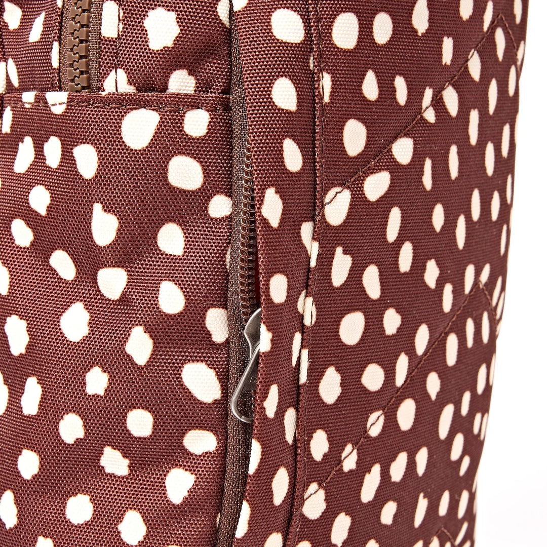 Willesdon Large Crossbody Bag in Brown Dot Canvas