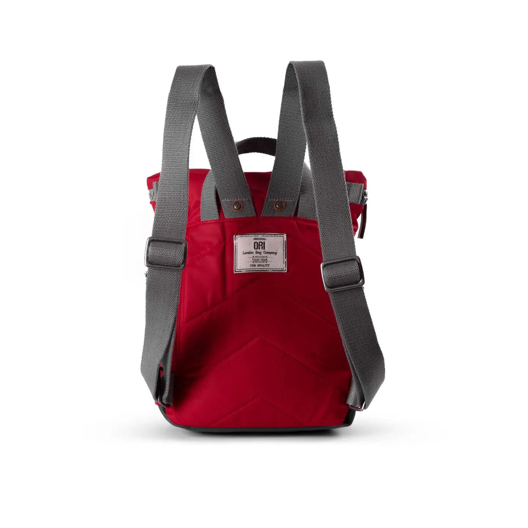 Canfield Small Backpack in Cranberry Nylon
