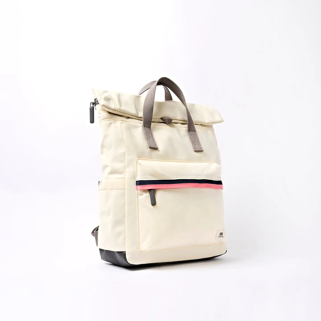 Canfield Medium Backpack in Wax Paper Stripe Nylon
