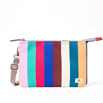 Carnaby XL Crossbody Bag in Multi Stripe Wide Canvas