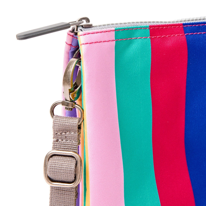 Carnaby XL Crossbody Bag in Multi Stripe Wide Canvas