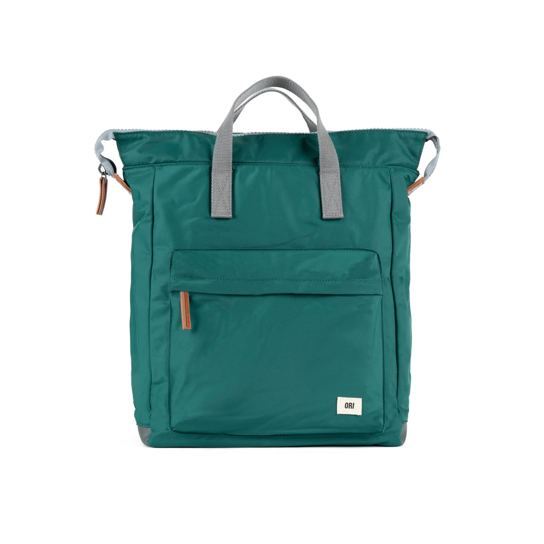 Bantry B Teal Recycled Nylon Backpack Large