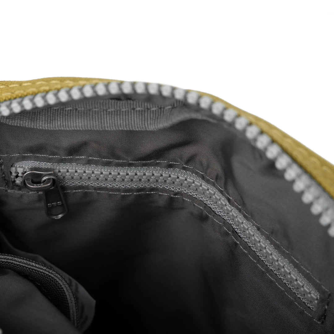 Bond Small Pocket Crossbody Bag in Flax Canvas