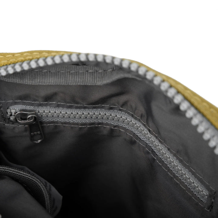 Bond Small Pocket Crossbody Bag in Flax Canvas