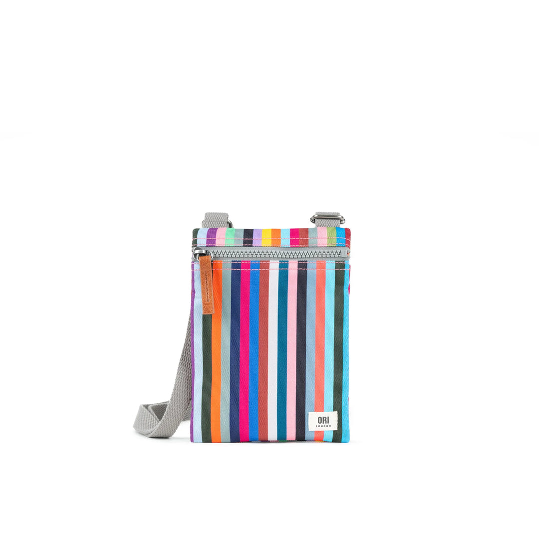 Chelsea Small Sling Bag in Multi Stripe Canvas
