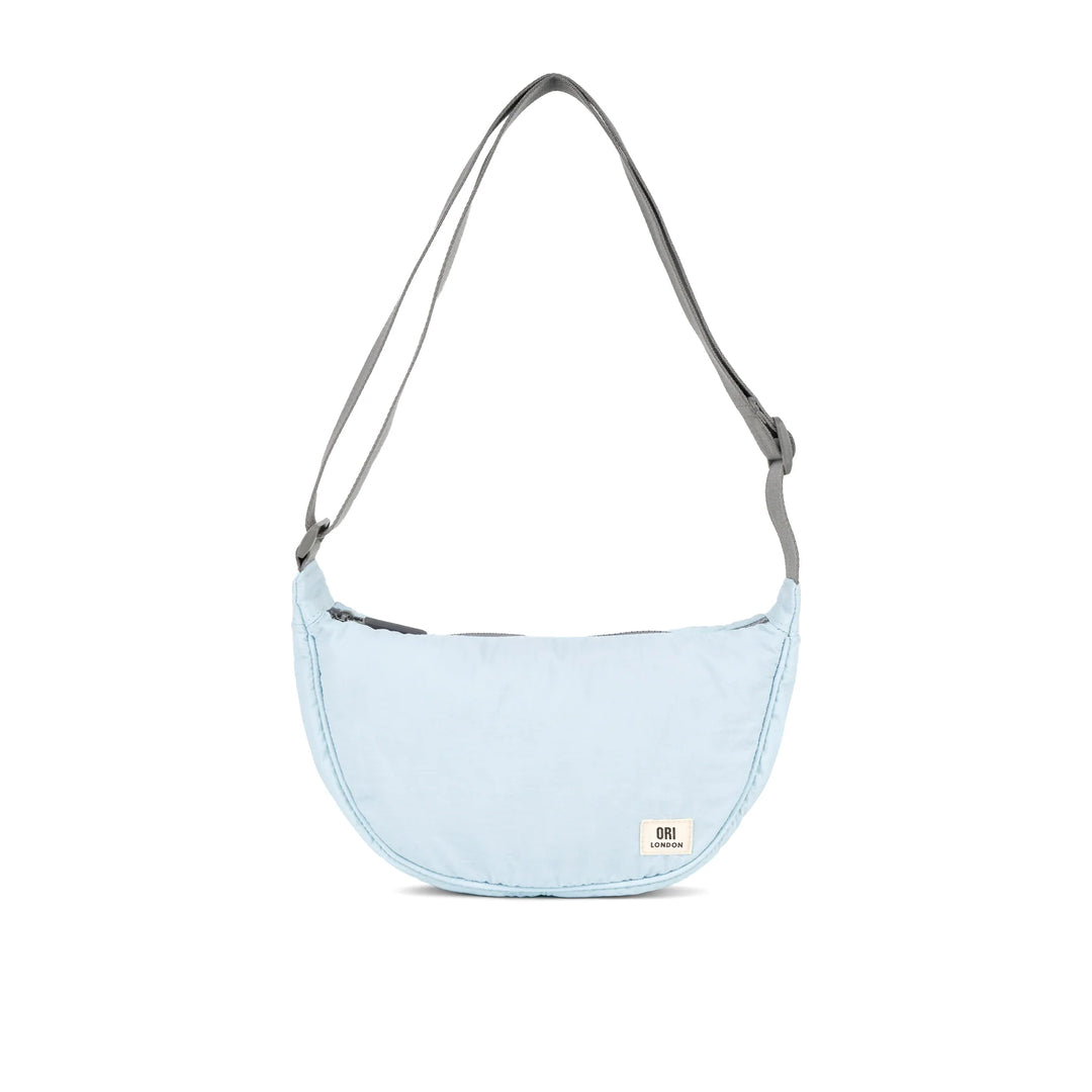 Farringdon Small Half Moon Bag in Skyway Taslon