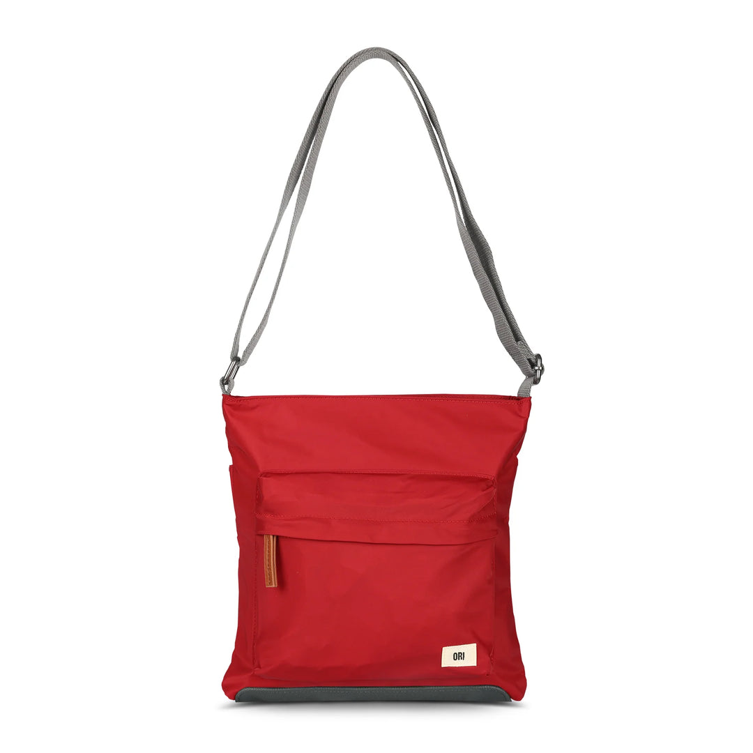 Kennington Medium Crossbody Bag in Cranberry Nylon