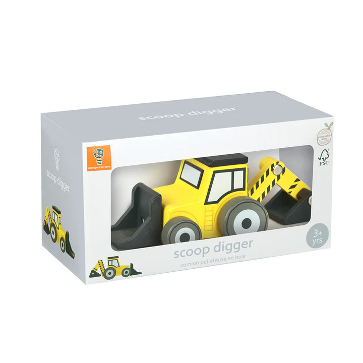 Wooden Scoop Digger Truck