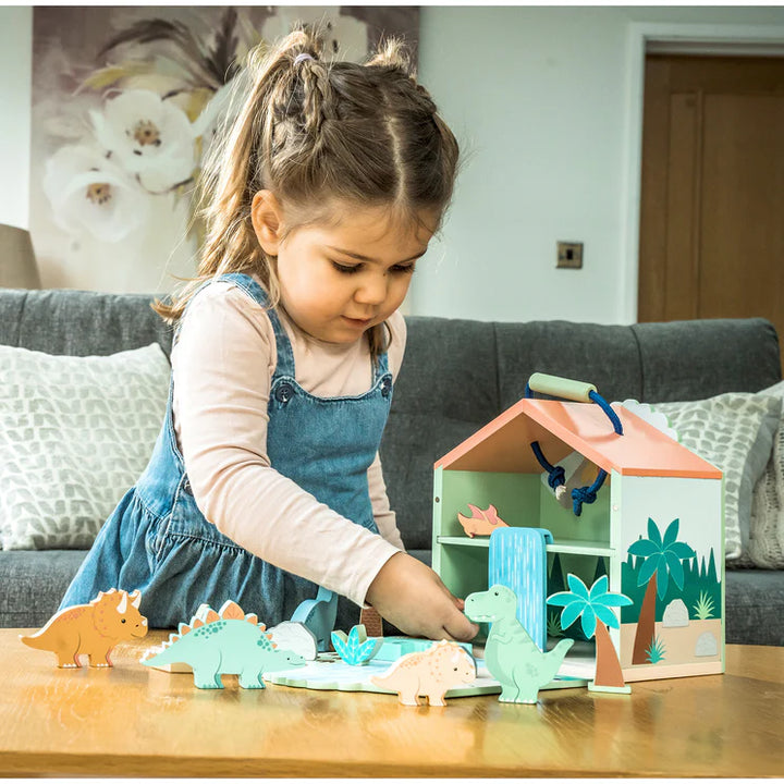 Wooden Dinosaur Play Set