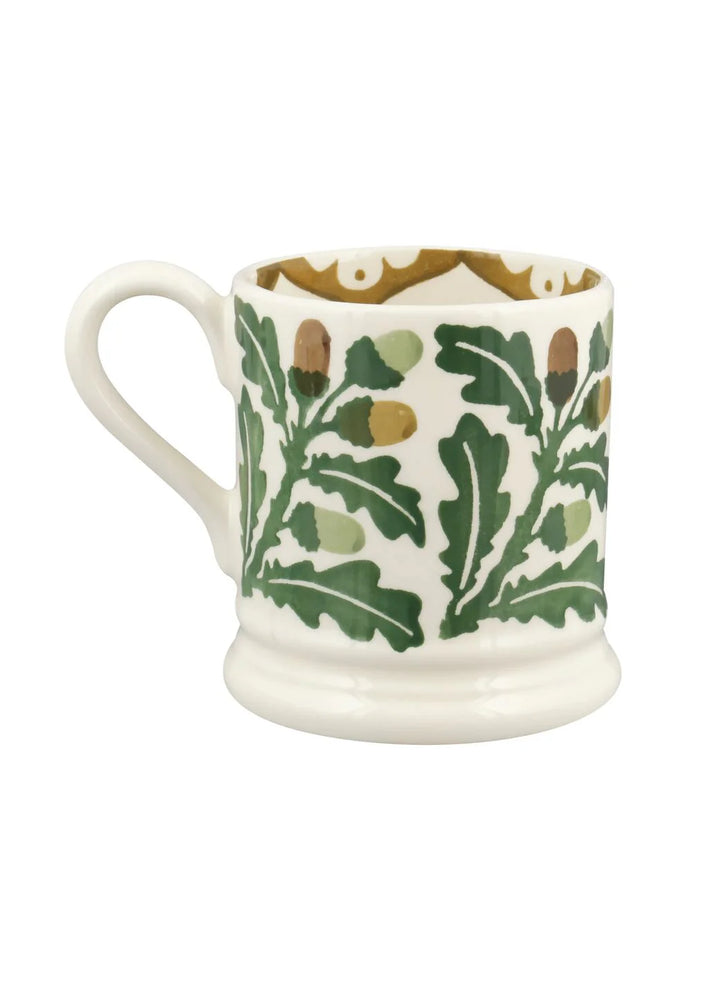 Oak Hand-Stamped 1/2 Pint Mug