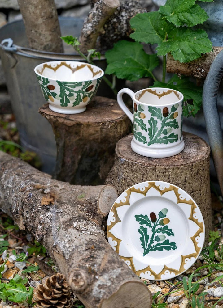Oak Hand-Stamped 1/2 Pint Mug
