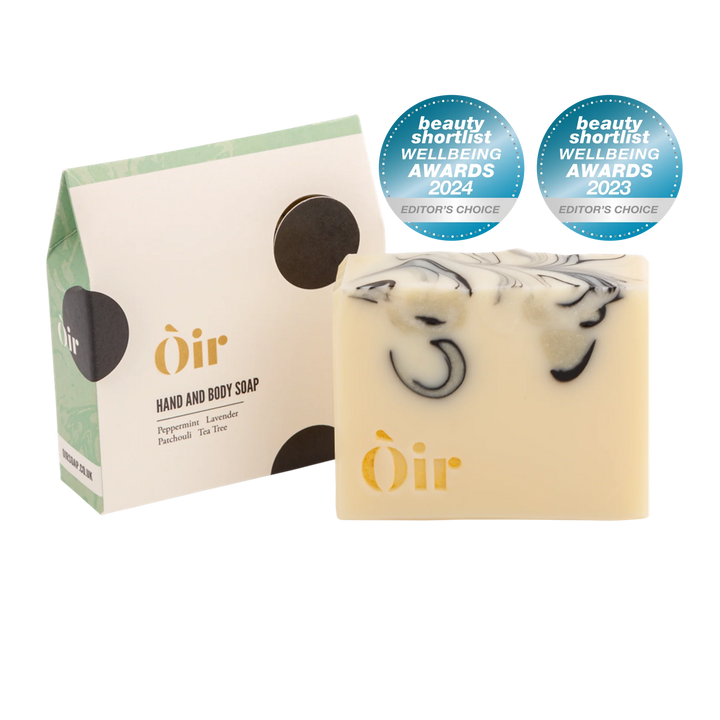 Òir Peppermint, Lavender, Patchouli, Tea Tree Luxury Hand & Body Soap