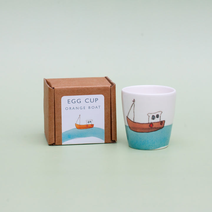 Orange Boat Egg Cup