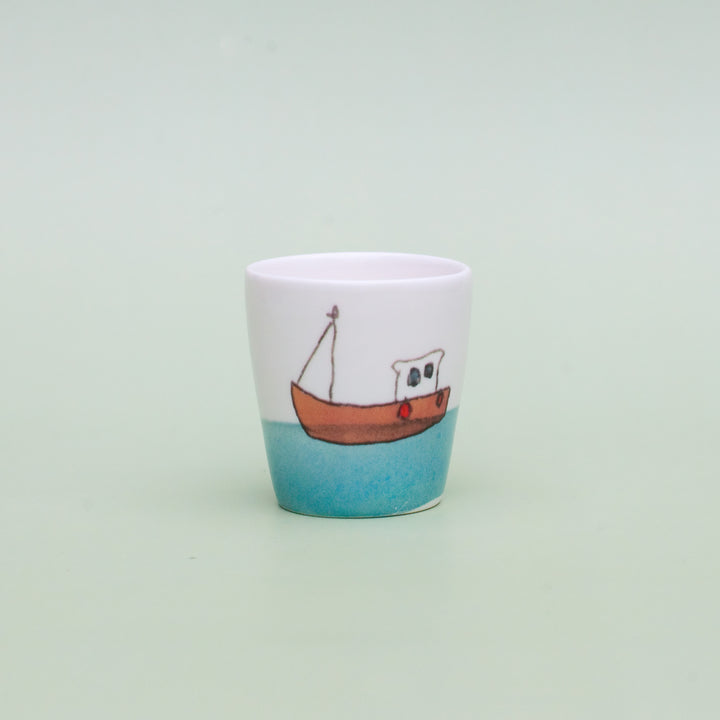 Orange Boat Egg Cup