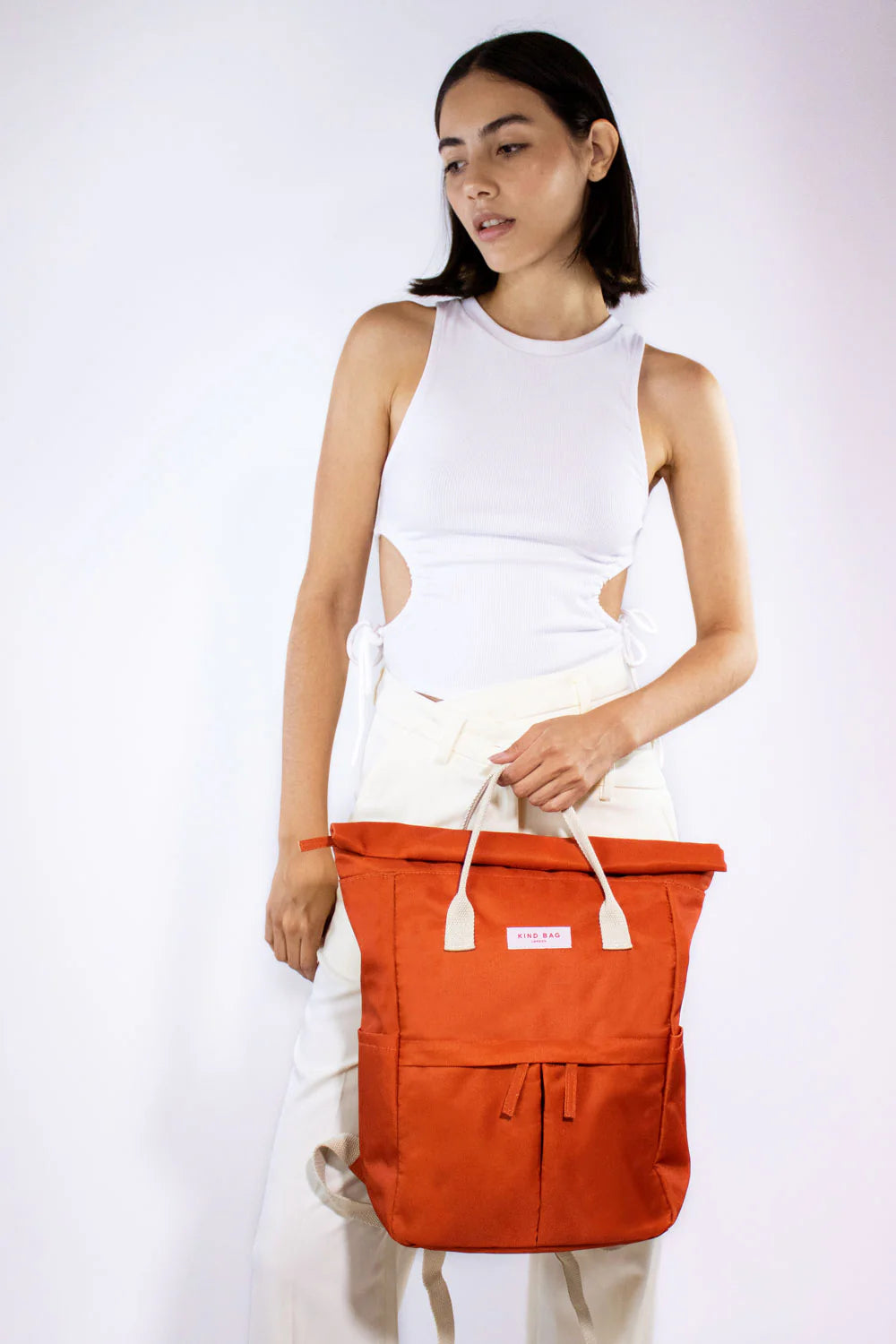 Burnt Orange Hackney Medium Backpack