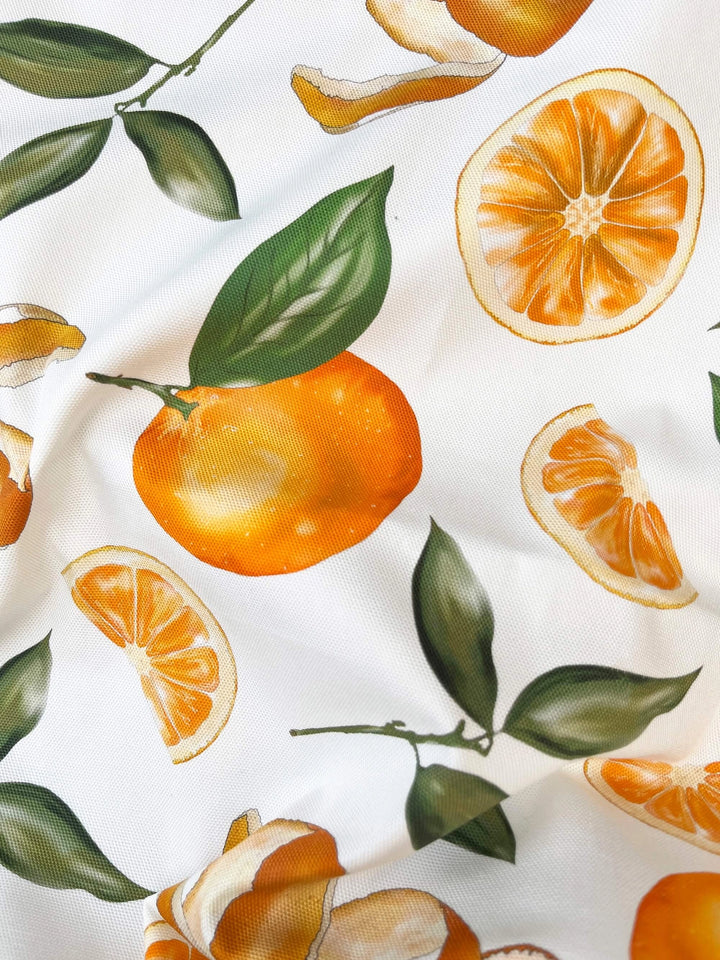 Oranges Tea Towel by Corinne Alexander