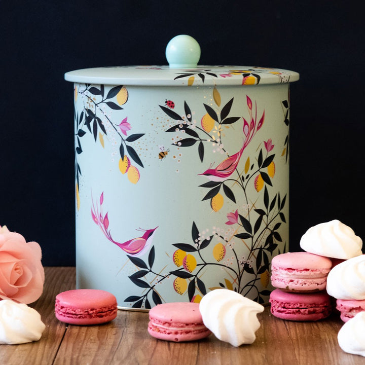 Duck Egg Orchard Biscuit Barrel