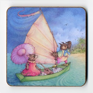 The Owl and The Pussycat - Boat Coaster