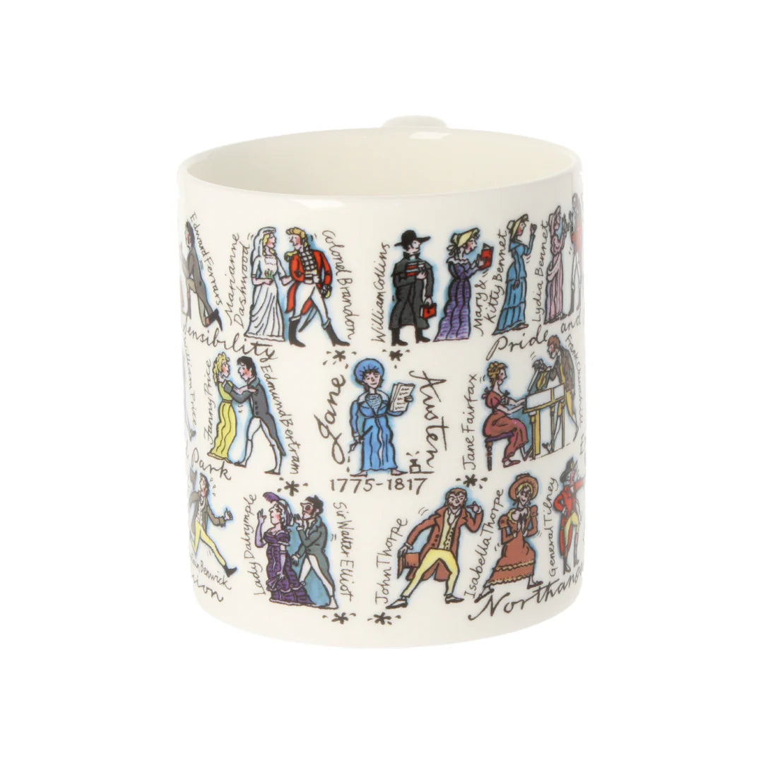 Picturemaps Jane Austen Bone China Mug