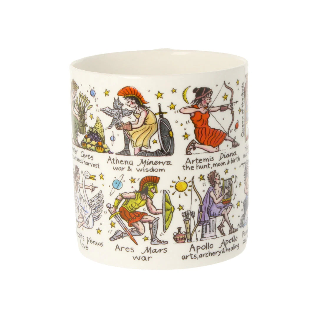 Greek Gods & Goddesses Bone China Mug - 12 oz