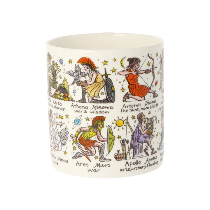 Greek Gods & Goddesses Bone China Mug - 12 oz