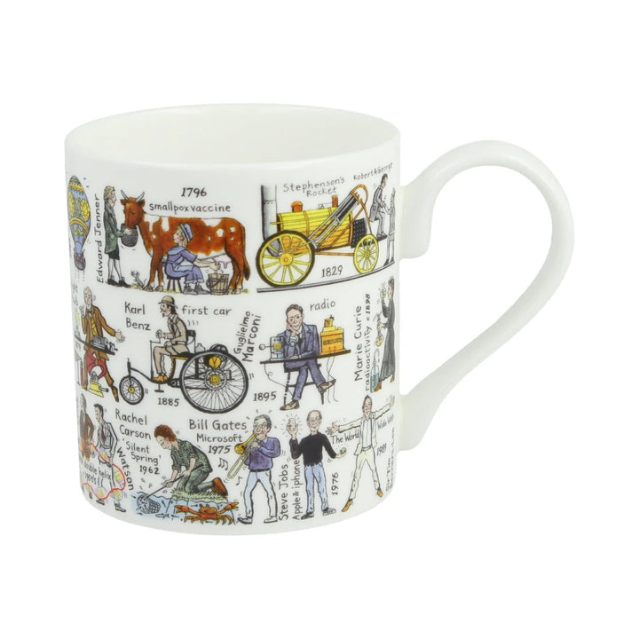 Scientists & Inventors Bone China Mug - 12 oz