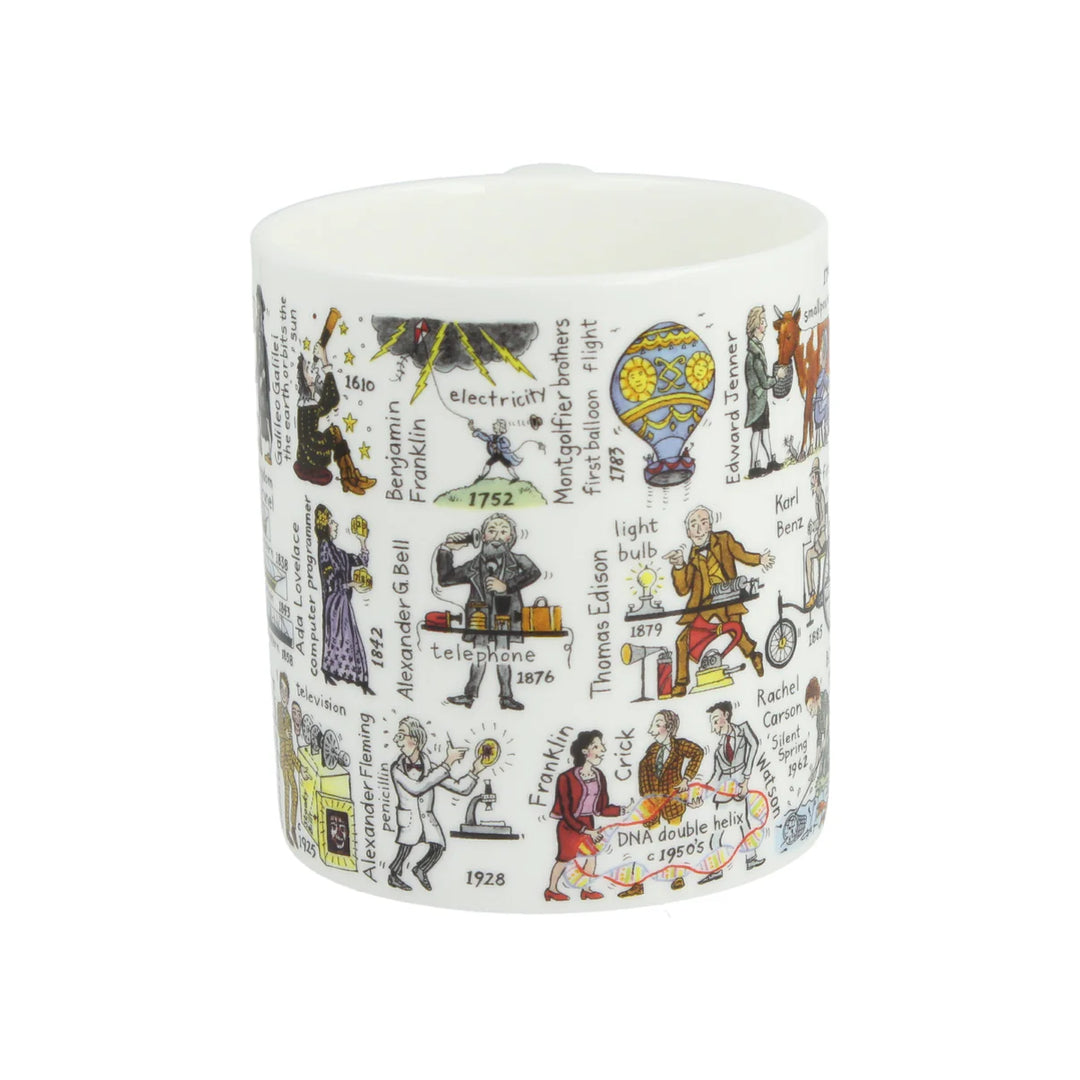 Scientists & Inventors Bone China Mug - 12 oz