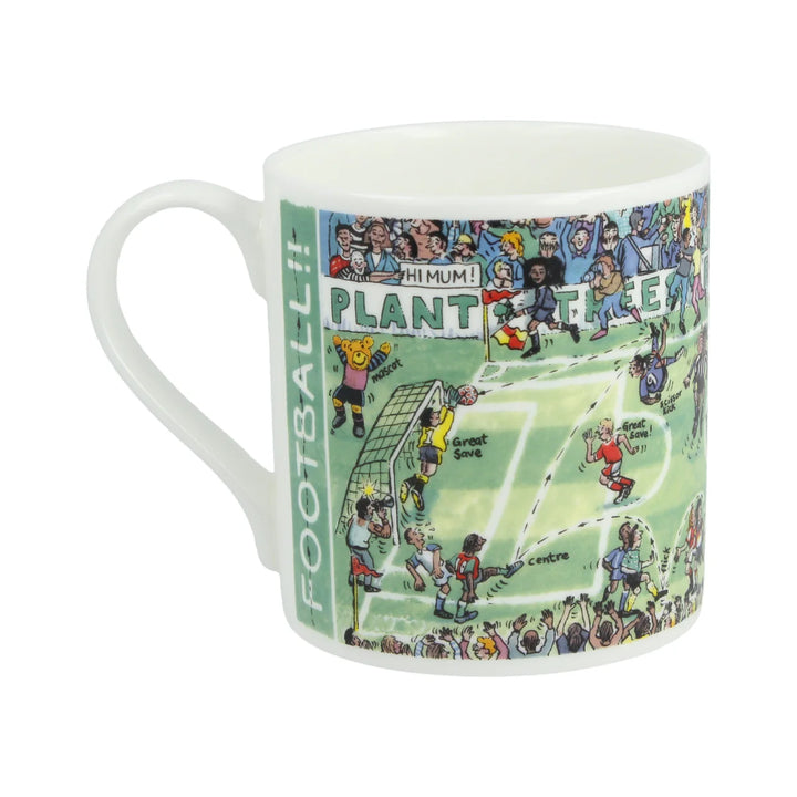 Football!! Bone China Mug - 12 oz