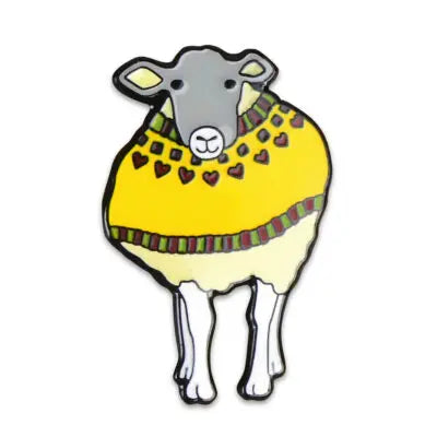Sheep in Sweaters Enamel Pin in a Tin