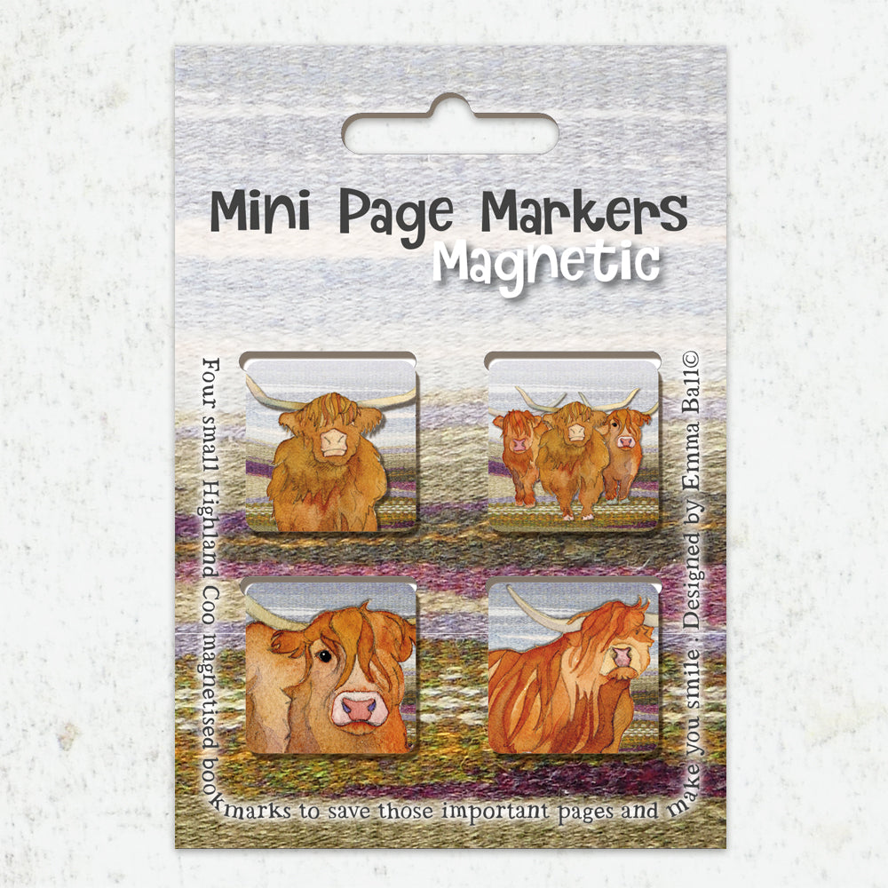 Highland Coo Page Markers