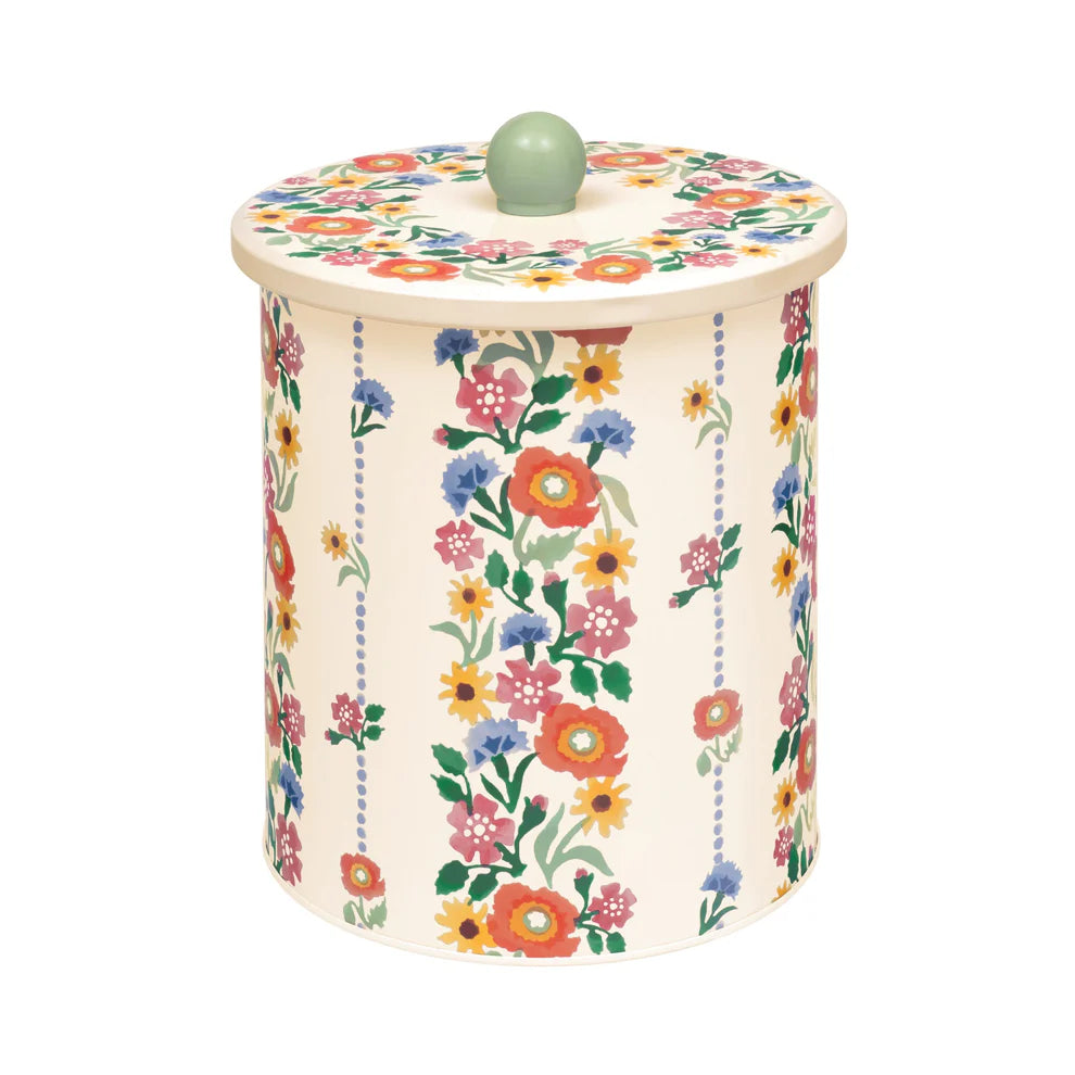 Poppies & Pinks Biscuit Barrel