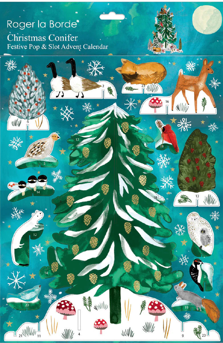 Christmas Conifer Pop and Slot Advent