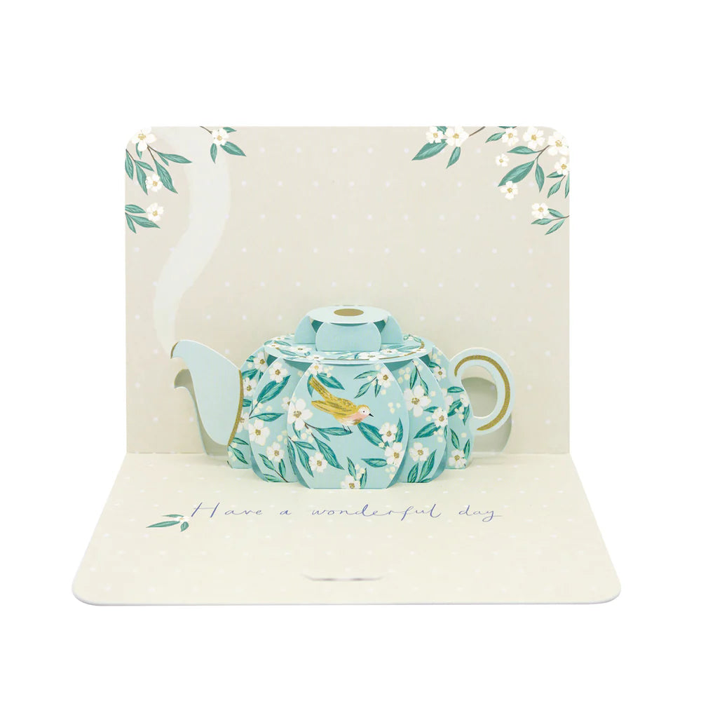 Teapot Pop Up Greeting Card