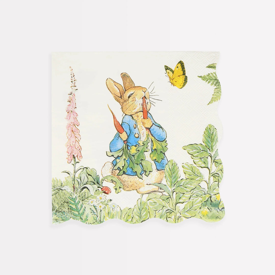 Peter Rabbit In the Garden Large Napkins