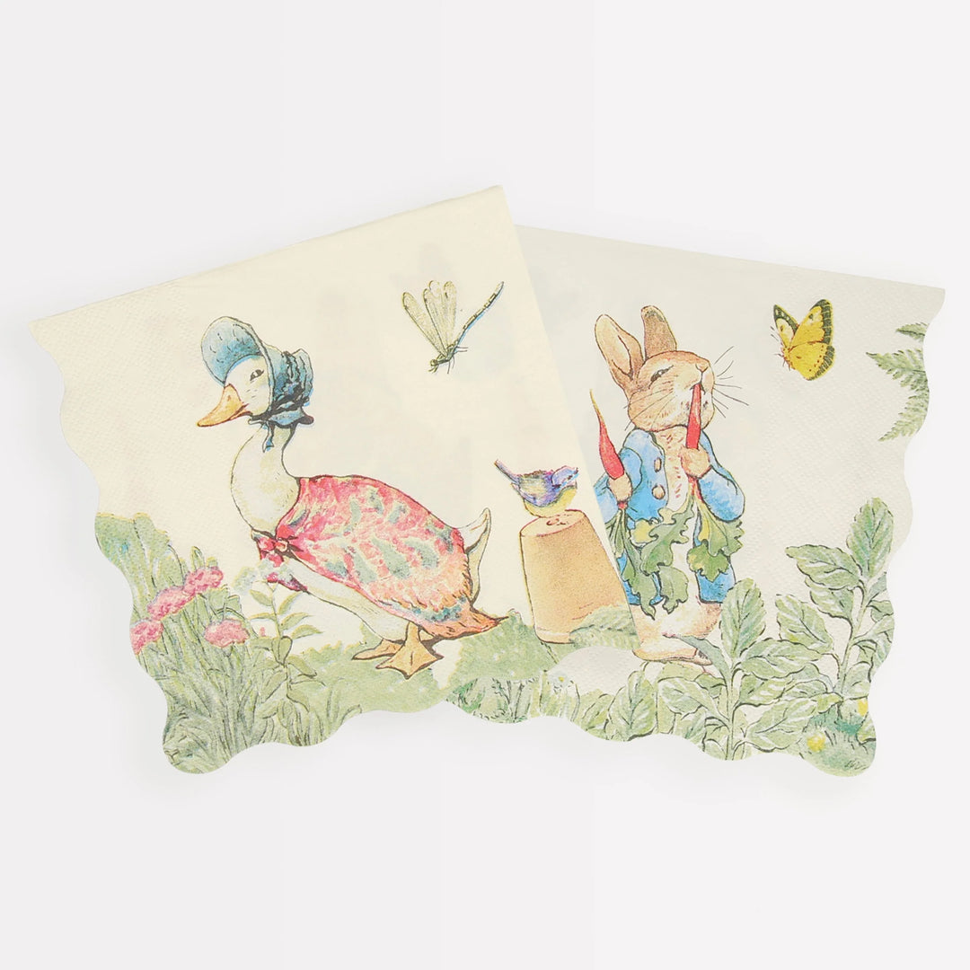 Peter Rabbit In the Garden Large Napkins