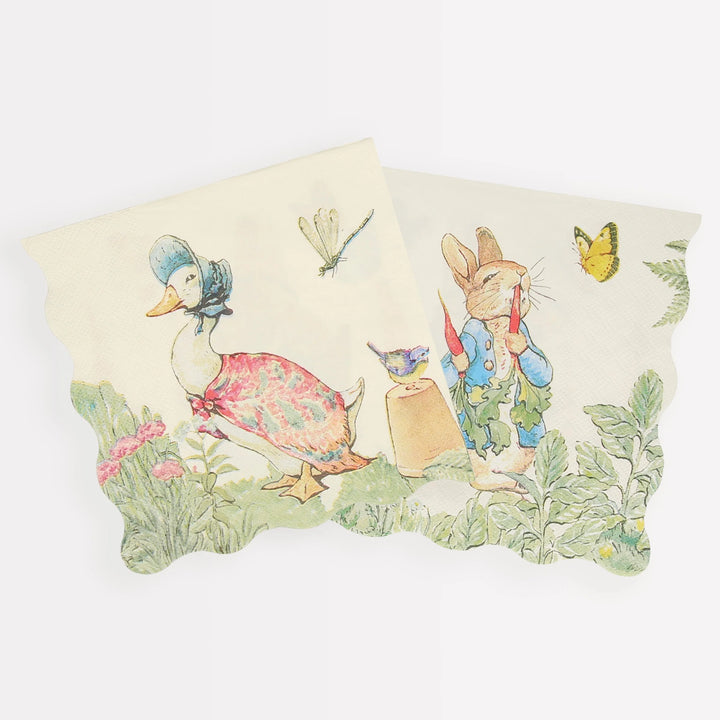 Peter Rabbit In the Garden Large Napkins